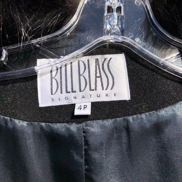 Bill Blass wool fur coat - Picture 4 of 5